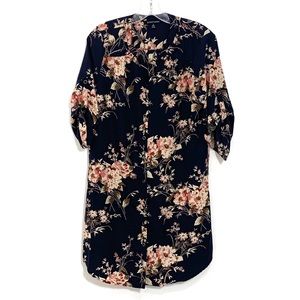 41 hawthorn Stitch Fix Roll Tab Dress Floral